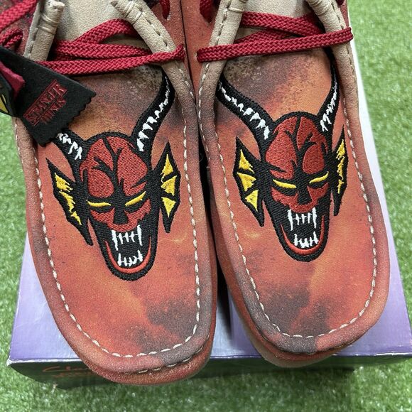 Clarks Originals Wallabee Evo Stranger Things The Upside Down Size 10 Rare NEW - Picture 4 of 13